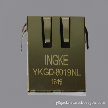 Ingke YKGD-8019NL 100% cross HFJ11-1G04E-L12RL Halo RJ45 Magjack Connectors